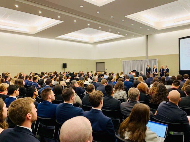 RIMSorg's tweet photo. Come support future risk managers! The Spencer-RIMS Risk Management Challenge Final Presentation Round is happening now in room 259AB East. https://t.co/kb8iYTgkEb