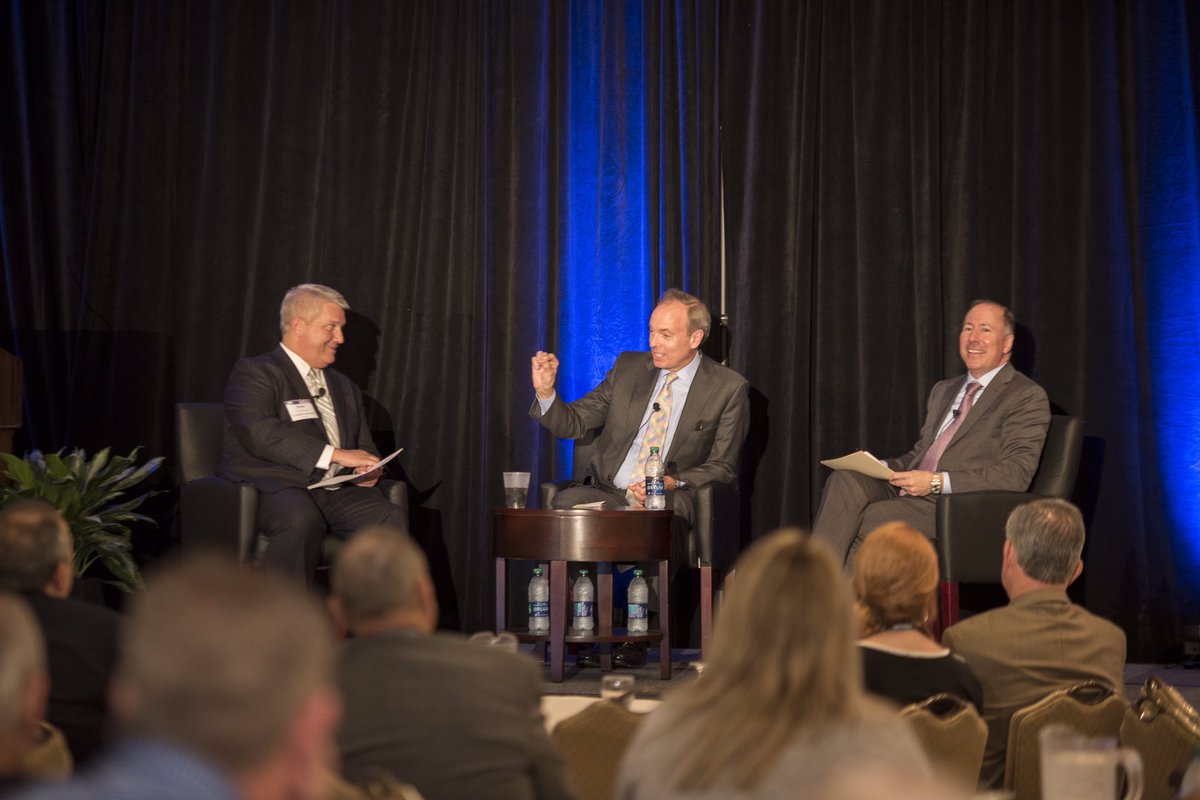Great opening session with CEOs <a href="/ABABankers/">American Bankers Association</a> <a href="/NCBankers/">NCBankers</a> <a href="/MBAMortgage/">Mortgage Bankers Association</a> providing  an industry outlook #PinehurstAMC