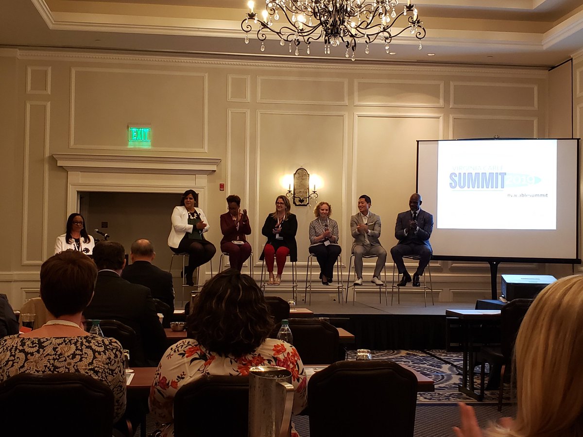 WeaverSarah08's tweet photo. "Be a lotus in the swamp." - Jen Garrett. Thanks @VCTACable for a great conversation about #diversity in business at the #vacablesummit 2019 #lifeatcox https://t.co/PRvIAAMibx