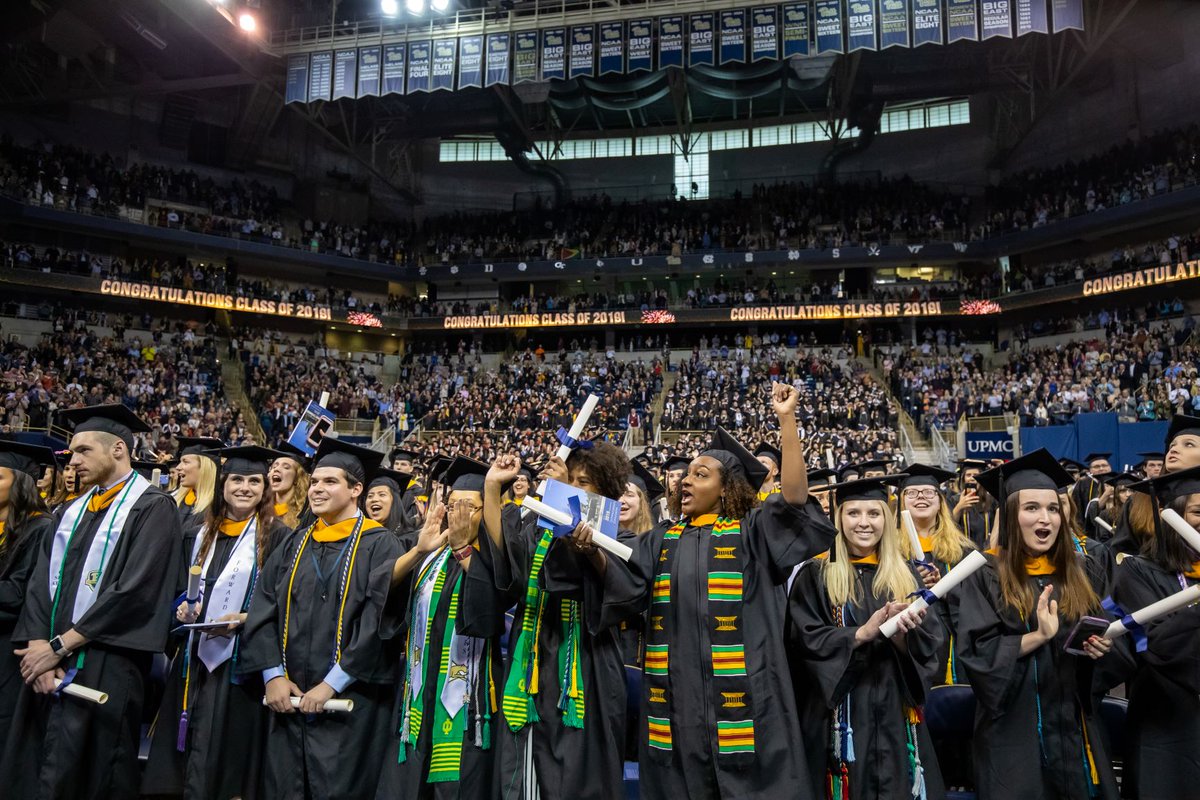 pittadmissions's tweet photo. What a wonderful weekend to celebrate the accomplishments of the class of 2019. Congrats again to our new grads! #PittGrad19 π©π»βππ¨π»βπ
Our alumni are ready for success, youβre next #Pitt2023!
https://t.co/obzD1ARywK https://t.co/zFou6ibLiJ