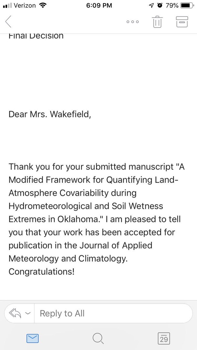 Fun fact: As a kid I dreamed of being an author. I never realized I would be, just nonfiction instead. 😁

My first manuscript with part of my MS work has been accepted for publication! #Wakefieldetal #scienceauthor