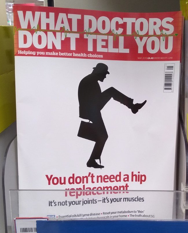 NottsScience's tweet photo. Hey @Tesco, hoping you can help me with a question!
Noticed, to my surprise, that you still stock that public health menace of a publication "What Doctors Don't Tell You". I had a quick look inside and noticed that.... https://t.co/DBB8En4nn4