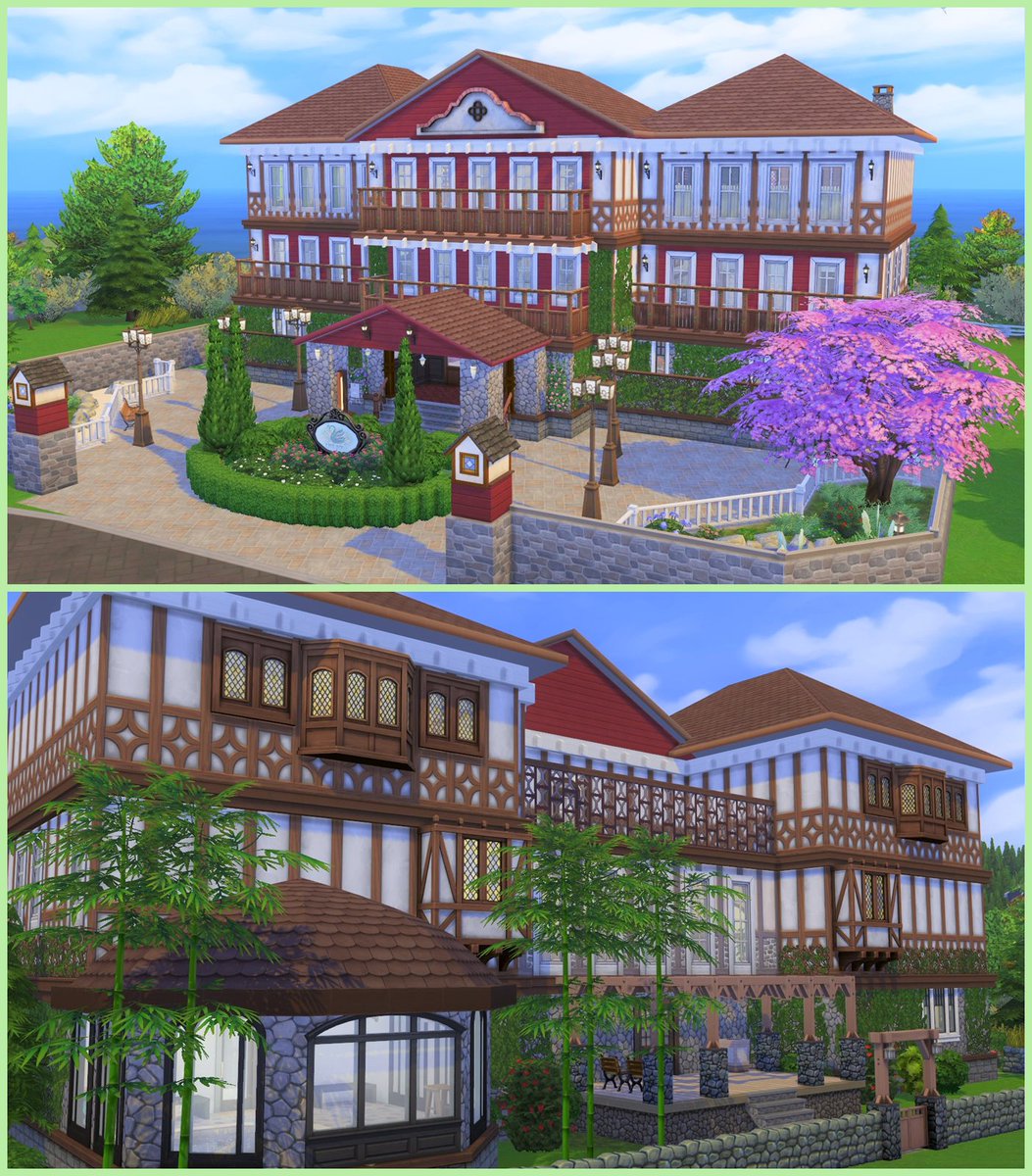 youri_sims4's tweet image. 今までの建築をまとめてみました。本当に和風ばかりですね！
ID：xjjnh576
#ShowUsYourBuilds　#thesims　#TheSims4　#nocc　#Japanese 　
#Japan
