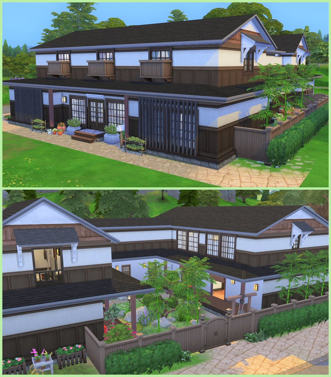 youri_sims4's tweet image. 今までの建築をまとめてみました。本当に和風ばかりですね！
ID：xjjnh576
#ShowUsYourBuilds　#thesims　#TheSims4　#nocc　#Japanese 　
#Japan