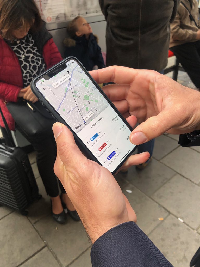 dara khosrowshahi (@dkhos) on Twitter photo Had the chance to try our new Public Transport option, launching today in #London with live bus and tube times from <a href="/TfL/">TfL</a> in the <a href="/Uber/">Uber</a> app. All part of our goal to help people replace their car with their phone. More to come! Had the chance to try our new Public Transport option, launching today in #London with live bus and tube times from <a href="/TfL/">TfL</a> in the <a href="/Uber/">Uber</a> app. All part of our goal to help people replace their car with their phone. More to come!