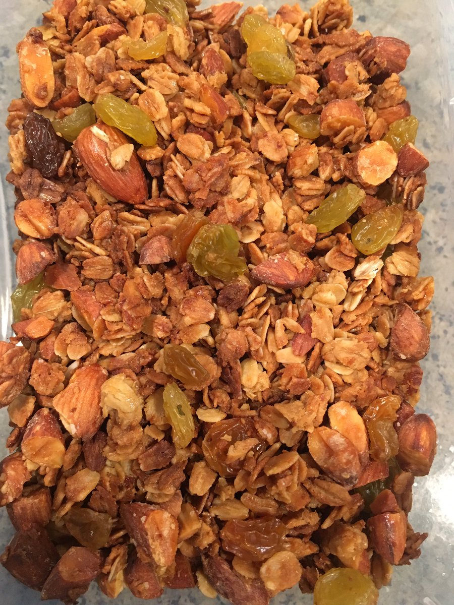 Talent_Man's tweet image. Finally made #Cook90 Everyday Granola this morning. It is as yummy as the reviews during #Cook90 2019!
