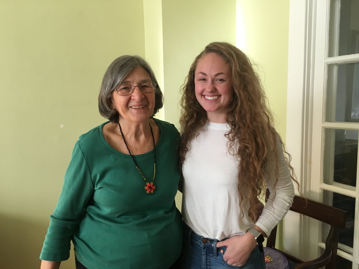 Givers1023's tweet photo. Betty Garman Robinson worked for SNCC from 1964-66, heading up the Friends of SNCC program. She worked closely with Julian Bond. I enjoyed watching my assistant, @leenvivaldi interview her for the @AU_SPA Julian Bond Oral History Project. 
https://t.co/2ihPnuJBVh https://t.co/ZMDn89eRH8