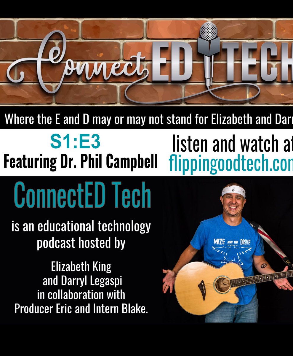 FlippinGoodTech's tweet photo. Want to know what true passion about relationships, climate, & culture looks like? WATCH our interview w/ @drphilcampbell https://t.co/kMe2C1NZJk
Also on this episode, @EdTechLegaspi encounters a mystery caller during the intro who challenges he and @ElizabethKing88 to solve a π§© https://t.co/pETLqHOoaq