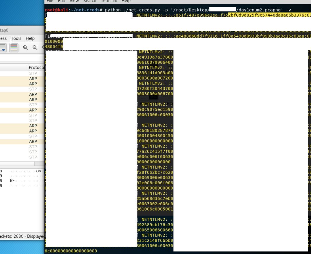 ΜΔDΞRΔS (@hackermaderas) on Twitter photo When Im attacking a LAN, I'm running Wireshark/TCPdump if possible; they're my eyes/ears.
They allow me to better hide, plan my next step (What naming conventions do hostnames use? Is LLMNR/MDNS/WPAD in use?) & you can strip creds from PCAPS w/ <a href="/PythonResponder/">PythonResponder</a>'s PcredZ (image). When Im attacking a LAN, I'm running Wireshark/TCPdump if possible; they're my eyes/ears.
They allow me to better hide, plan my next step (What naming conventions do hostnames use? Is LLMNR/MDNS/WPAD in use?) & you can strip creds from PCAPS w/ <a href="/PythonResponder/">PythonResponder</a>'s PcredZ (image).