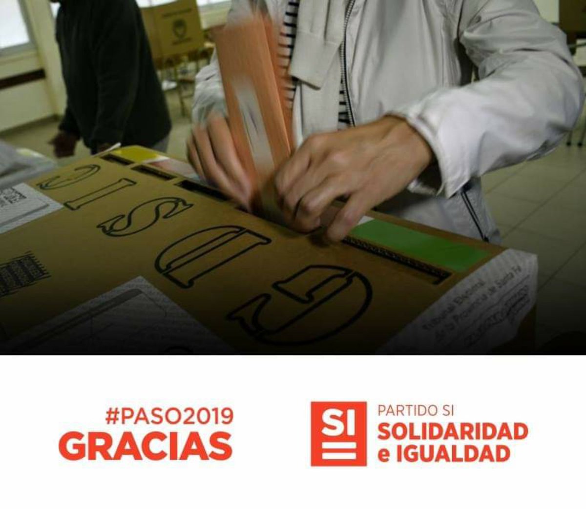 sisantafe's tweet photo. #Gracias por elegir al #PartidoSI que integra el #FrenteProgresista en estas #Paso2019, por acompañarnos en cada ciudad y comuna de la provincia. Sabemos que la política es la mejor herramienta para construir una sociedad más justa e igualitaria. https://t.co/bzx1117yaA