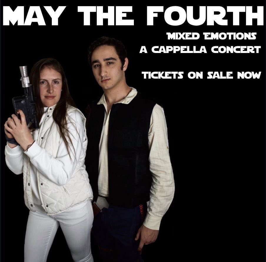 VTMixedEmotions's tweet photo. The force is strong with this concert. 
To reserve a ticket at will call, please venmo $7 to @MEmotions and put in the description "your name, will call." You can also purchase a ticket through a member of Mixed Emotions or by visiting our on campus booths! https://t.co/Zjt8V2d2zt