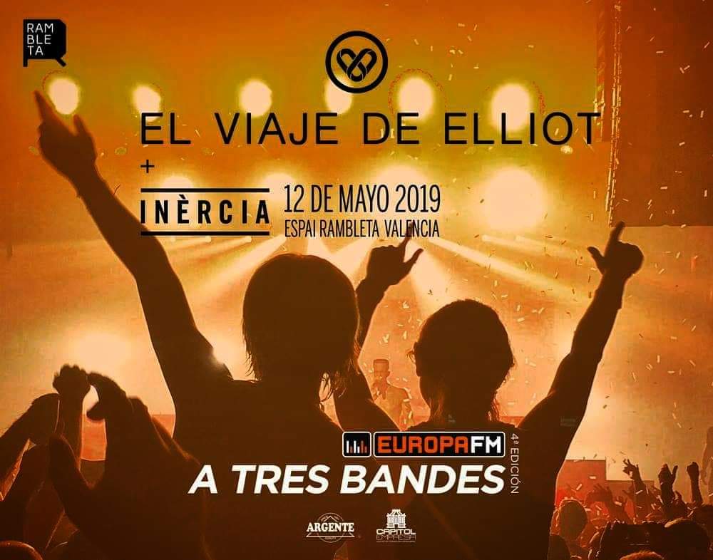 EVDE_Clubdefans's tweet photo. 'A tres bandes' Europa fm con @ElViajeDeElliot 
.Espai Rambleta
.Valencia
.12-5
Proximamente + info https://t.co/K6J4Oqay0Z