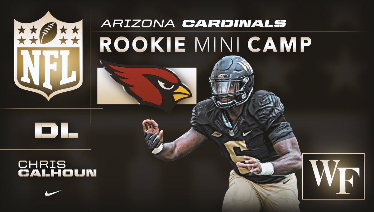 WF Football Recruiting (@wf_fbrecruiting) on Twitter photo Congrats to Chris Calhoun on being invited to Rookie Mini-Camp with the <a href="/AZCardinals/">Arizona Cardinals</a>!
#ProDeacs Congrats to Chris Calhoun on being invited to Rookie Mini-Camp with the <a href="/AZCardinals/">Arizona Cardinals</a>!
#ProDeacs