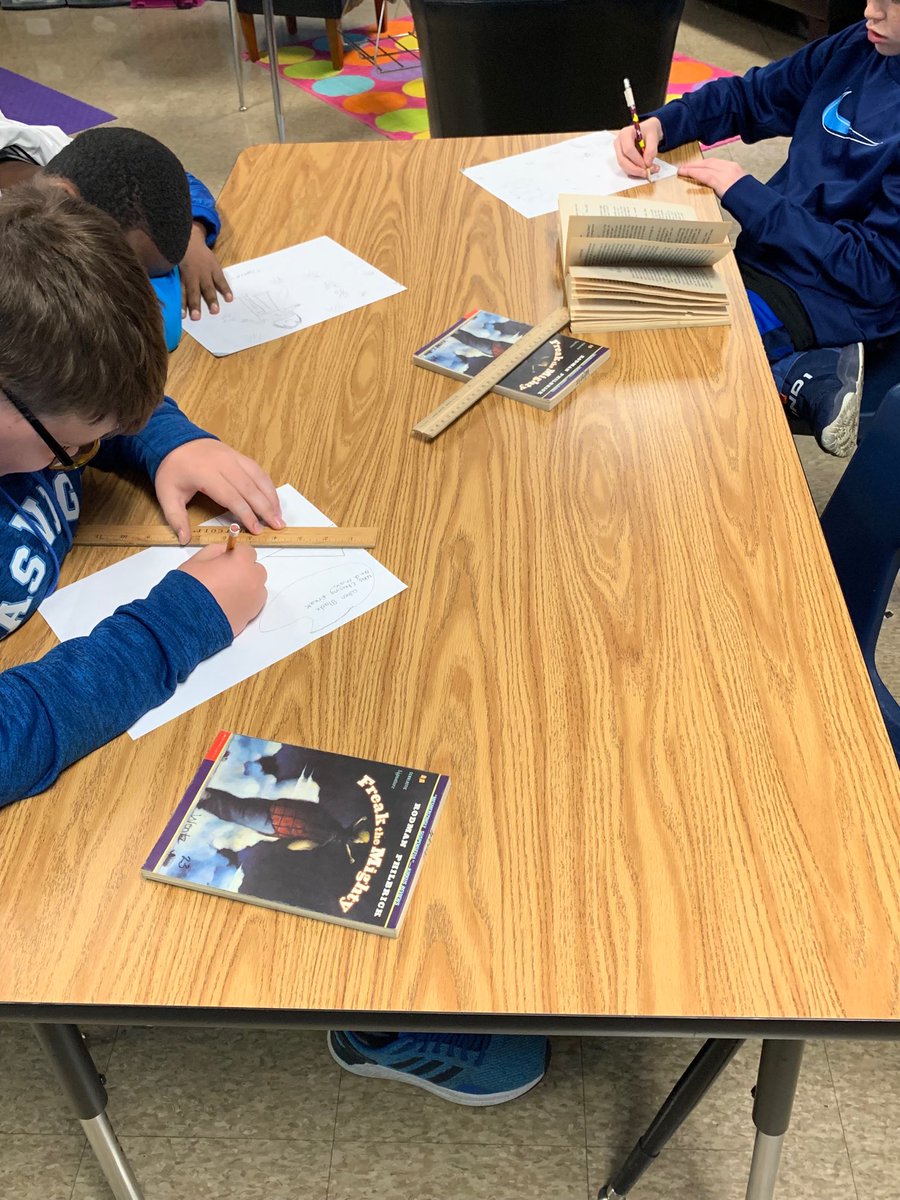klmalley's tweet photo. My students had a great time using the β’Make it Concreteβ’ strategy with outlet shared reading Freak the Mighty! #CertifySPS #E4Cs https://t.co/hCxVpu9AAO