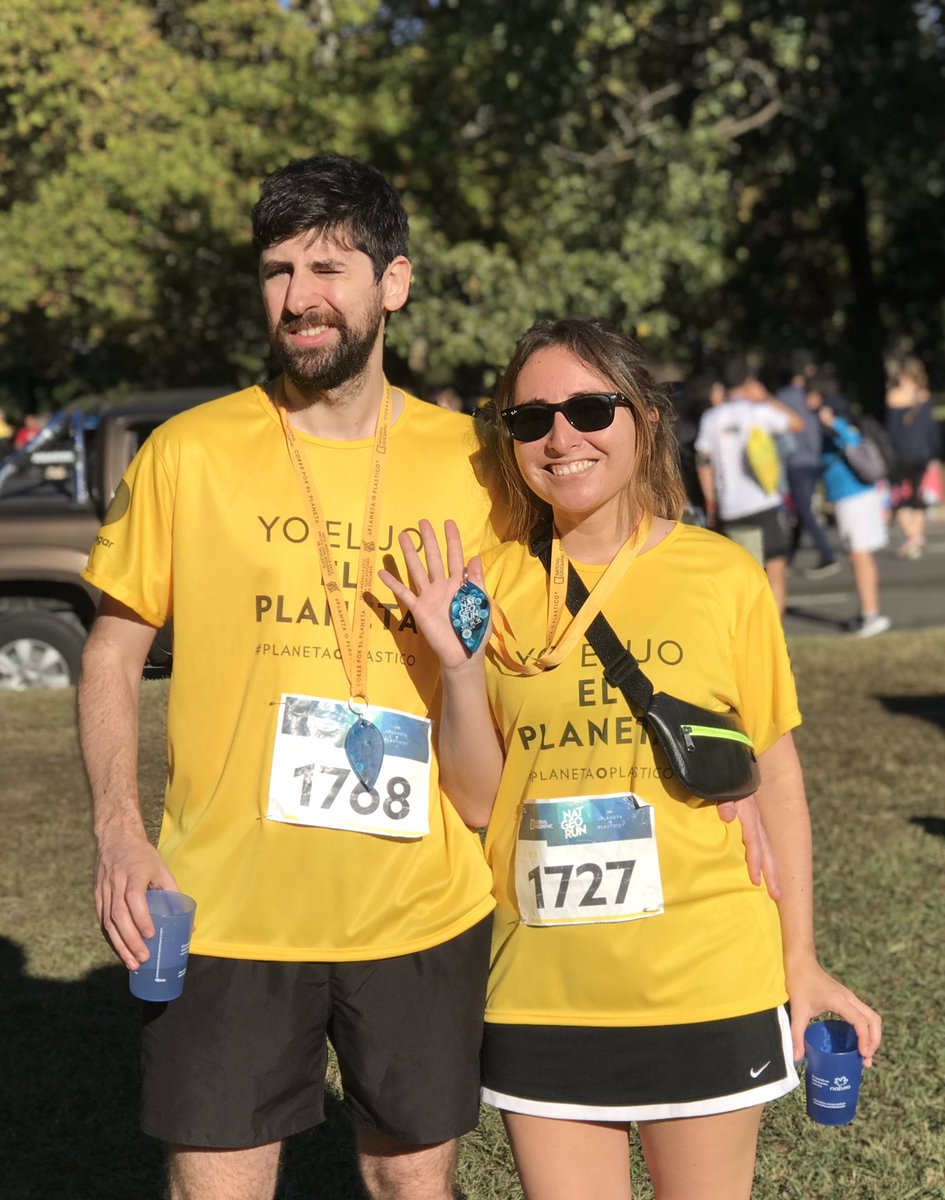 guadadelvalle's tweet photo. #NATGEORUN: Ayer hicimos la maratón de @NatGeo_la con @Nomolestar de 10K con un objetivo claro 👉 concientizarnos + sobre la contaminación de plásticos en los océanos del mundo y la necesidad urgente de actuar y comprometernos con nuestro planeta! 🌎 #planetaoplástico https://t.co/H4cR1rIQbN