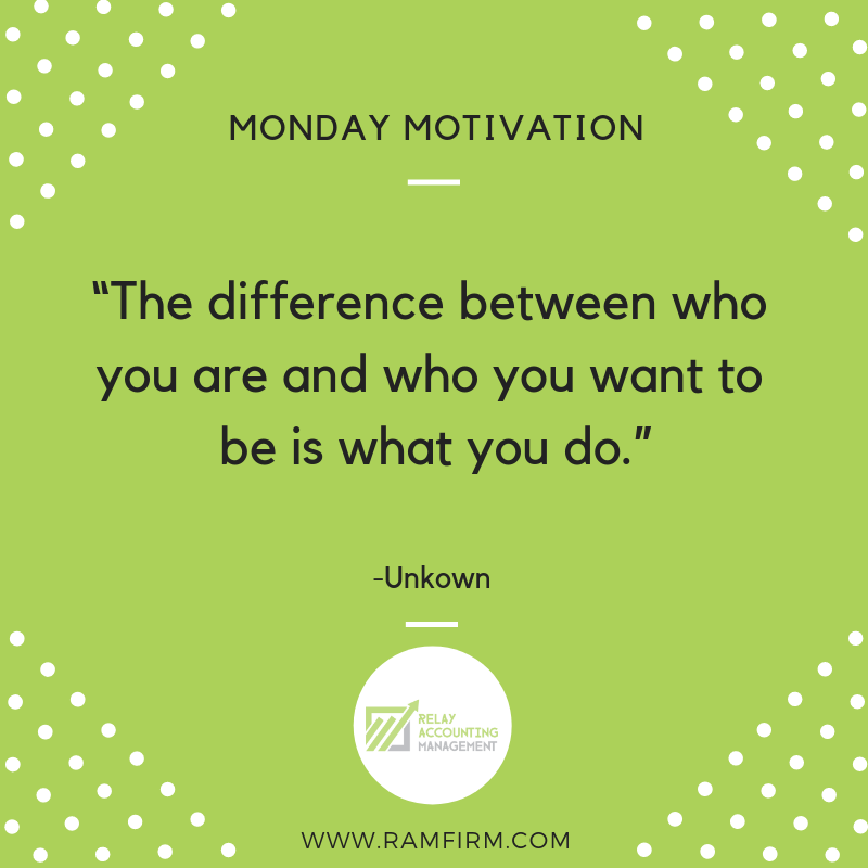 TheRAMFirm's tweet photo. #MotivationMonday!
What are you doing to be who you want to be?
#RAMFirm https://t.co/J8fBoibF3u