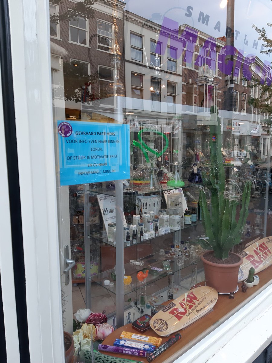 Vraag me af wat je in je motivatiebrief zet voor werken in een smartshop. "Ik heb altijd al een passie voor drugs gehad"?