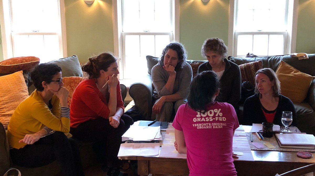 VTfarm2plate's tweet image. Work was accomplished, conversations were inspired, and connections were made at the #VermontSustainableJobsFund #VTFarm2Plate Network leadership retreat at the @RedCloverInn in #MendonVT last week! #VT #FoodSystems #WorkingTogether #Vermont