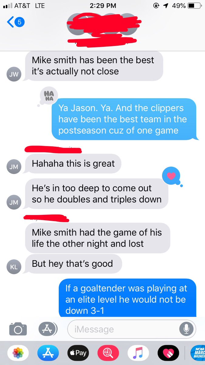 JasonFade's tweet image. Let’s start out this account with a story. Friday, April 19th. The Calgary flames are playing the Colorado Avalanche. The Avs are up 3-1, looking to close out the top seeded flames. Jason hops on the flames bandwagon. He starts by claiming that Mike Smith is the best goalie ever.