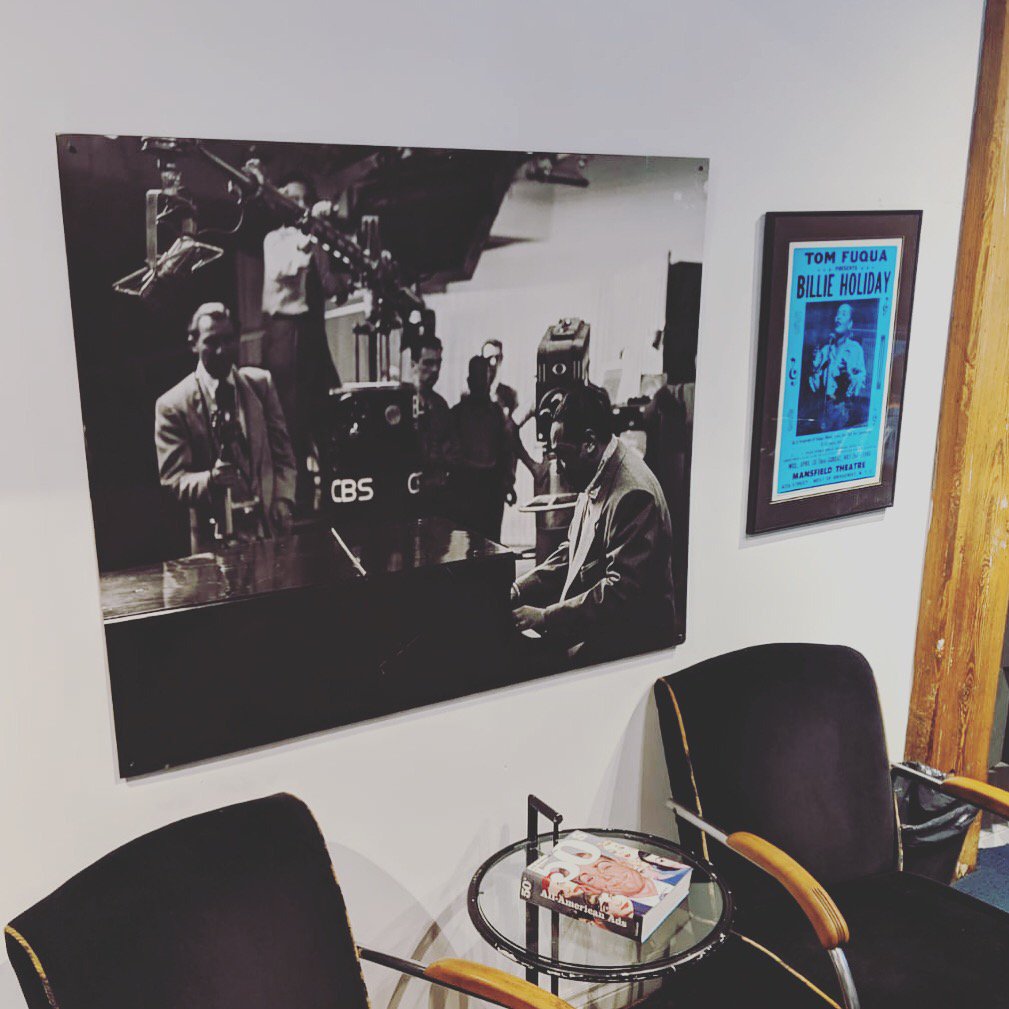 BMPinc's tweet photo. In honour of late #DukeEllingtonDay here’s a photo taken by our Moon Daddy’s Daddy on the CBS set of the Perry Como Show in New York in 1949
#DukeEllington #jazz #music #CBC #photography #musician #musicmonday 
 #DukeEllington https://t.co/ky0FV8ExTl