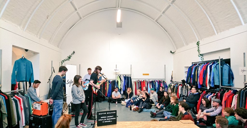 A Maxwell rounding up their set as our first act of the night! <a href="/amaxwellproject/">A Maxwell 🇪🇺</a> #sofarsounds #sofargla #glasgow #gig