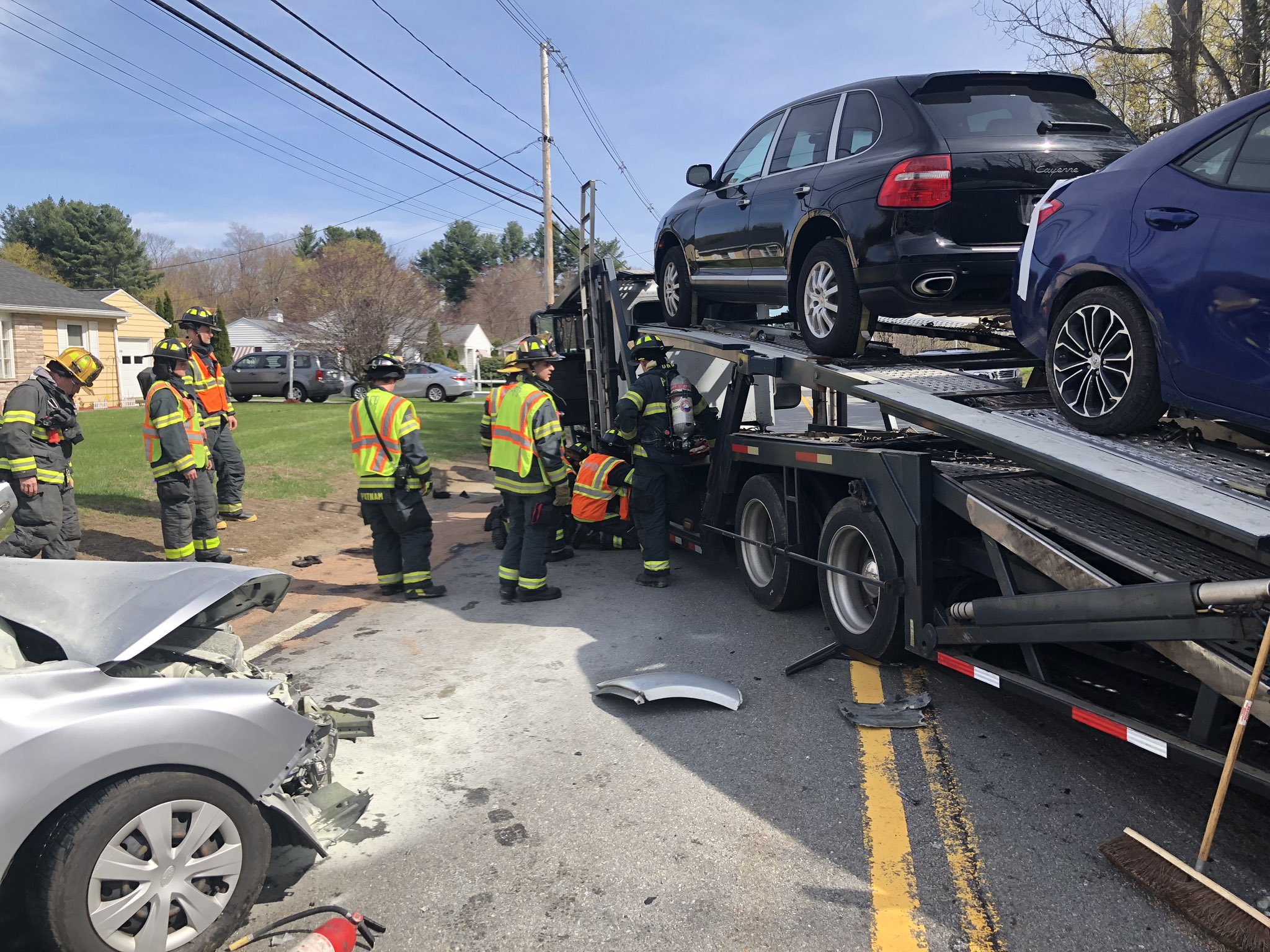 Paxton Fire Dept. on Twitter "Route 122 is currently closed due to a