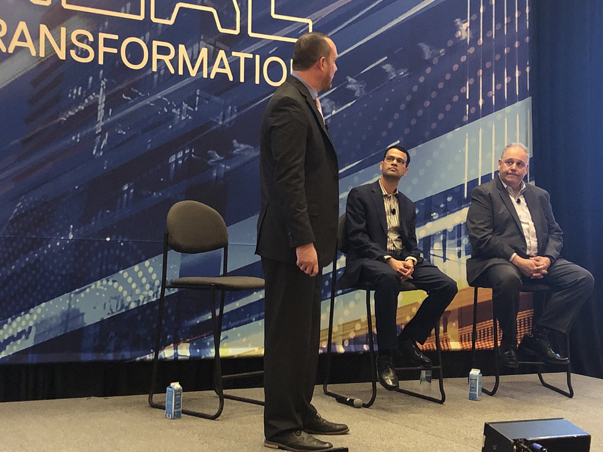 d4v3_r's tweet photo. Brian Stingley, Chip Kalfaian, and Prem Raghav discussing AmerisourceBergen’s application transformation with @pivotal. @DellTechWorld https://t.co/TfjONOCL8S