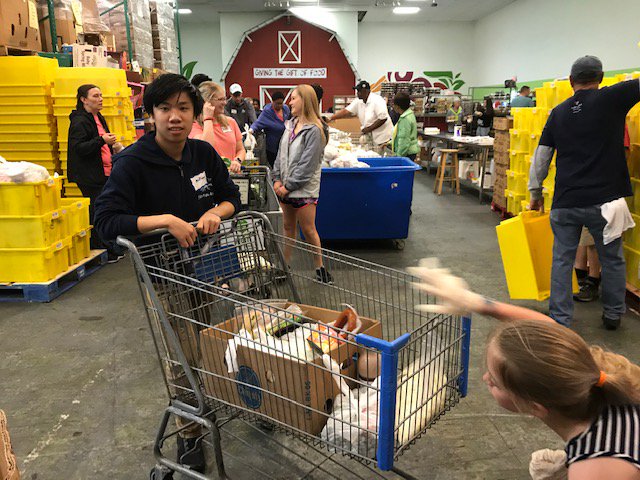 MsLucasLCB's tweet photo. LCB students continue to CHANGE THE WORLD!  Check out pics from work at the food bank and LCB's newest club: Ecology! #oneCCPS, @lcbirdprincipal , @UMR_grad81 https://t.co/xCZYvGC3aF