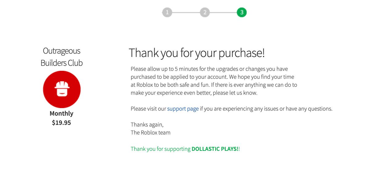 Ricky On Twitter Want To Support Your Favorite Roblox Star Personality Add Their Code To Your Builders Club Robux Purchases I Just Set Mines To Renew Monthly With Dollastic S Code Dollastic Https T Co Ahny3vmoja - add robux us