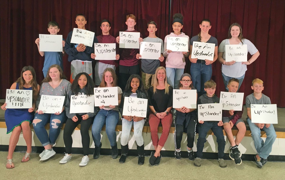 Thanks to Health&amp;PhysEd Teacher Michele Fenner &amp; SADD chapter members @GeorgeFoxAACPS &amp; <a href="/SADDNortheast/">SADD Northeast</a> who participated in today's <a href="/AAHealth/">Anne Arundel Health</a> videoing of an anti-bullying public service spot. The video urges everyone to #BeAnUpstander to #StopBullying!