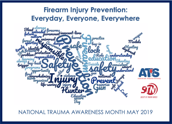 The Society of Trauma Nurses, in collaboration with the American Trauma Society, is once again pleased to present National Trauma Awareness Month. This year the theme is “Firearm Injury Prevention: Everyday, Everyone, Everywhere”.
traumanurses.org/trauma-awarene…