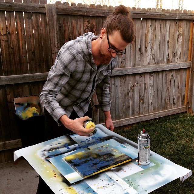 christoscollect's tweet photo. #Calling, is THIS THURSDAY NIGHT! Garrett Larson will be showing two new pieces that he’s taken in a new direction. He’s a RMCAD alumni whose favorite mediums are #AerosolPaint &amp; #ink. #christoscollective #christianart #fellowshipdenverchurch #denverart #artisourtestimony https://t.co/p74irw1i3c