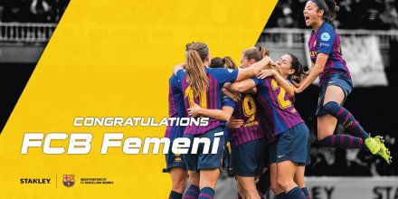 History Made! For the first time, STANLEY-sponsored <a href="/FCBfemeni/">FC Barcelona Femení</a> are in the final of the UEFA Women’s Champions League. Congrats to these soccer trailblazers who play with grit, skill and class. #ForThoseWhoMakeTheWorld #TEAMSTANLEY #TogetherWeAreMore #Proud