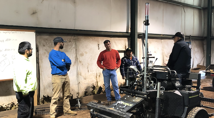 ABISportsTurf's tweet photo. Big thanks to @Ntandco for coming by ABI HQ to check out the #ABIForceZ23SL from @ABIattachments! #PracticePrecision #RainyDaysAtABI #CareForTheGame #SportsTurf https://t.co/addpu38WHR