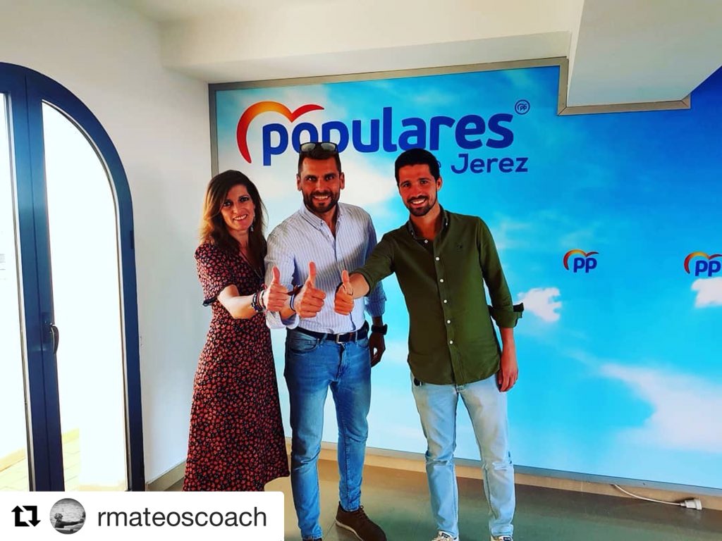 SEGUIMOS!! Día tras día, reunión tras reunión, el equipo de Deportes no parará hasta conseguir nuestra meta el 26 de Mayo. Que el Deporte Jerezano vuelva a ser lo que era.  
Y no lo olviden, no duden, no repartan el voto....
🇪🇸PARA JEREZ EL PP🇪🇸
Antonio Saldaña Moreno