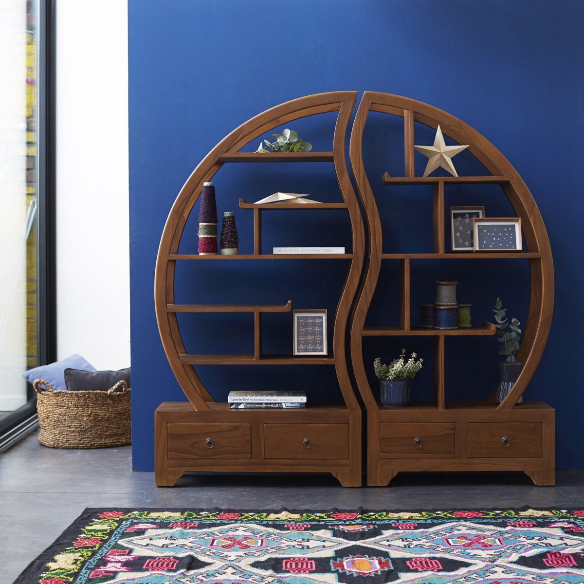 A hint of harmony: this Yin and Yang bookcase will give your home balance. wayfr.co.uk/uPrHmt