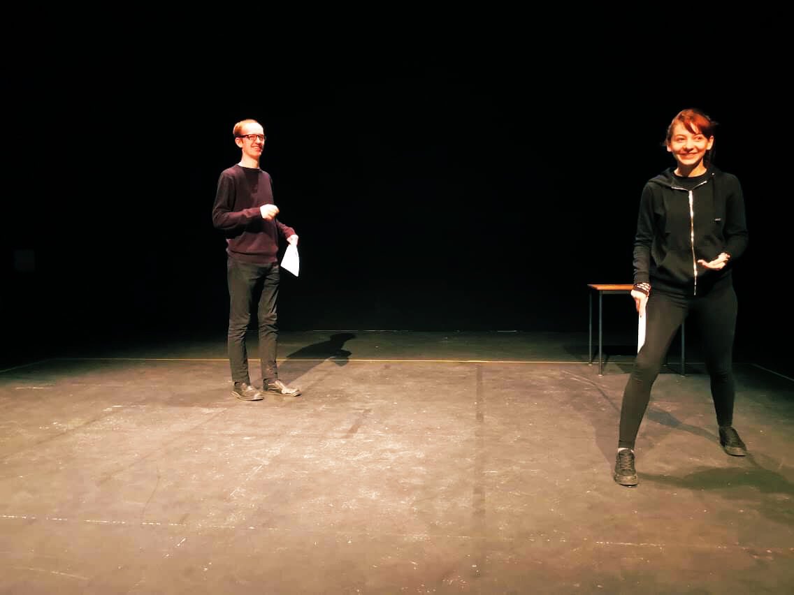 BorrowedTime24's tweet photo. Tech Runs begin! @brightonfringe @WarrenTheatre #OtherplaceBTN #DigitalBrighton #performance #theatre #art #brightonfestival #brightonfringe #TheWarrenTheatrebox #theotherplacebrighton #acting #puppetry https://t.co/DmrXnS3tII