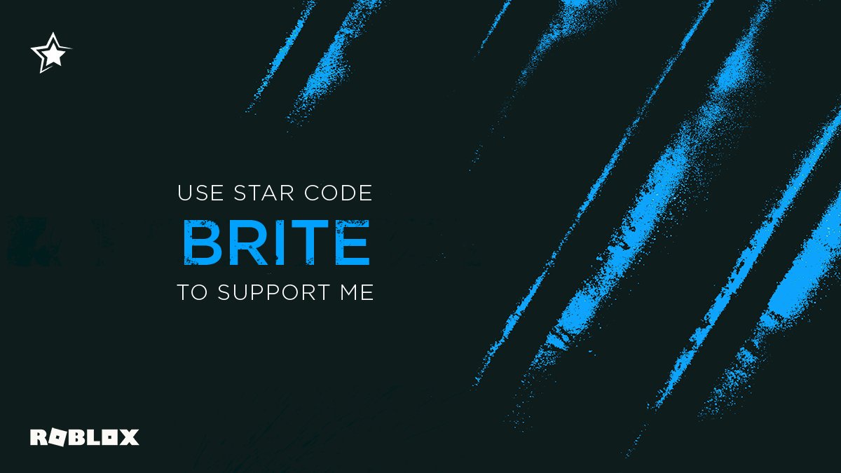 Terabrite Games Terabritegames Twitter - you can now support us and ent!   er our star code brite when you buy robux at https www roblox com upgra!   des robux desktop only starcode