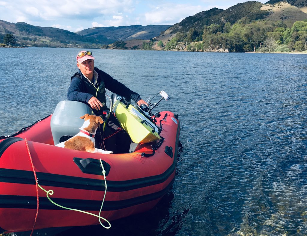 Nick_Everard's tweet photo. We prooobably have to class today’s inaugural test of @intcatch #ARCLite boat with #ADCP and multi parameter #waterquality sonde as a paaartial success..... All worked great, but the batteries go from healthy to flat v quick...we discovered. 😯 https://t.co/IDQgViPoBm