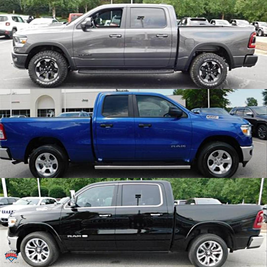 Have you seen the 2019 Ram 1500 lately? Come by CJD in Garner, to see what we have to offer! We have many different colors or styles on hand that you might want!
#Mondaychoice #capitalcjd #ram #workday #business #employees #family #anniversary #community #roadtrip #work #garner