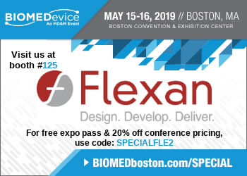 FlexanLLC's tweet photo. We're looking forward to exhibiting at Boston BIOMEDevice! Stop by booth #125 May 15-16 to learn more about our molding and extrusion capabilities. https://t.co/U1Em8FtLdw