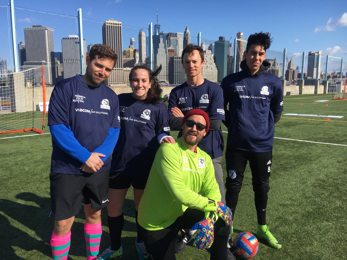 paramount_ads's tweet photo. S/O to the @Viacom Ad Solutions team for reaching the semifinals at @NY_FEST 2019, the media &amp; advertising industry annual soccer tournament, which this year benefitted @GrassrootSoccer &amp; Play Proud @StreetSoccerUSA #weareviacom #nyfest19 https://t.co/KIJpNiOwMF