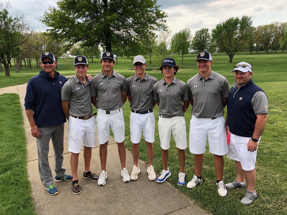 Congrats to the Helias  <a href="/SaderGolf/">Helias Golf</a> District Golf Champions. Helias finished first at the C3 District in Marshfield with a 315. Spr. Catholic was 2nd at 319. Alex Gentry led Helias with a 76.