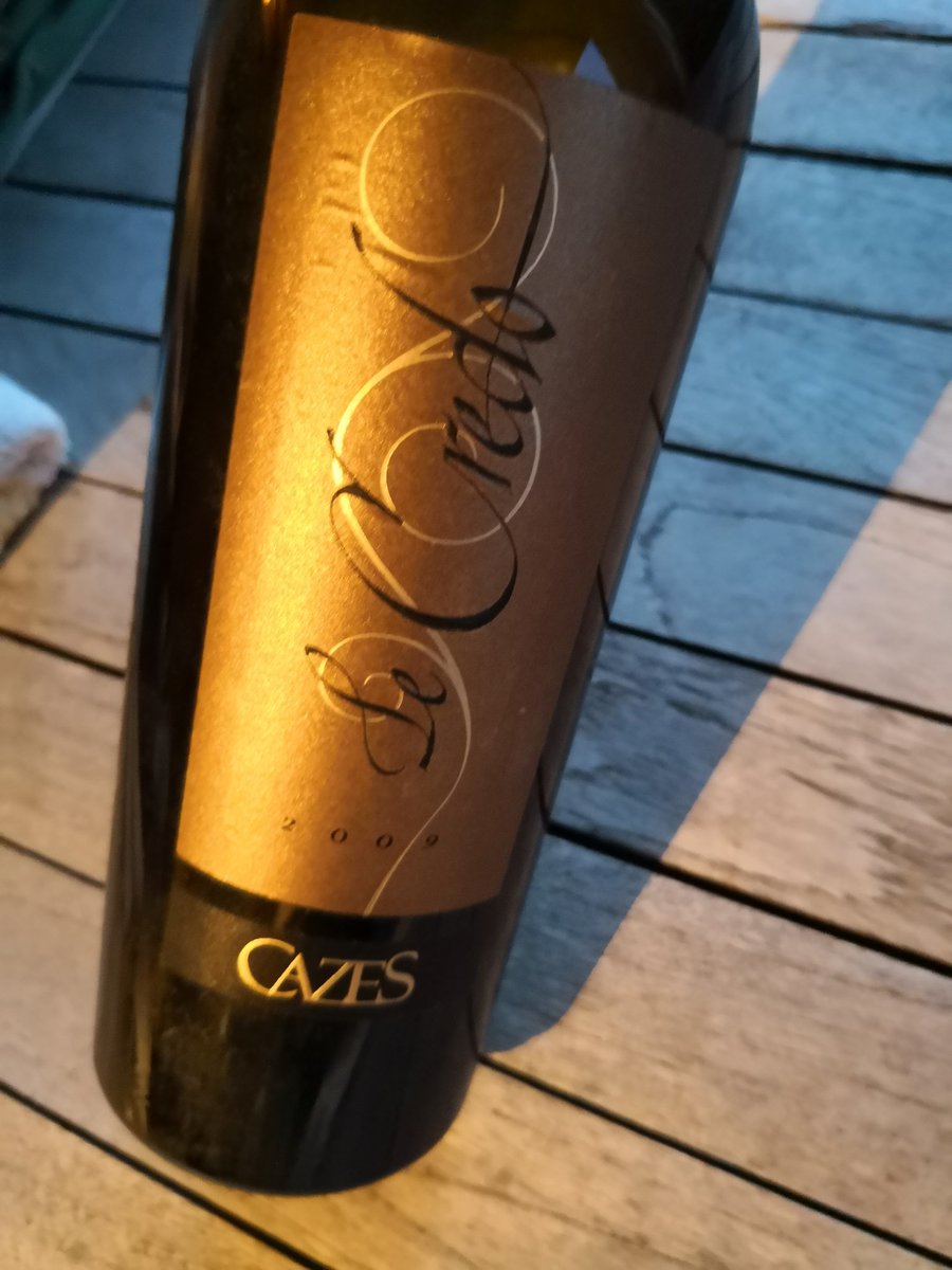 Still powerful and elegant this 2009 le credo by <a href="/MaisonCazes/">Cazes</a> #organic
