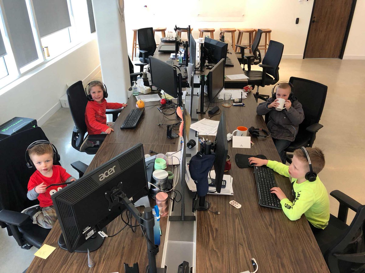 Densify's tweet image. New interns started today! #KidsLearnToCode