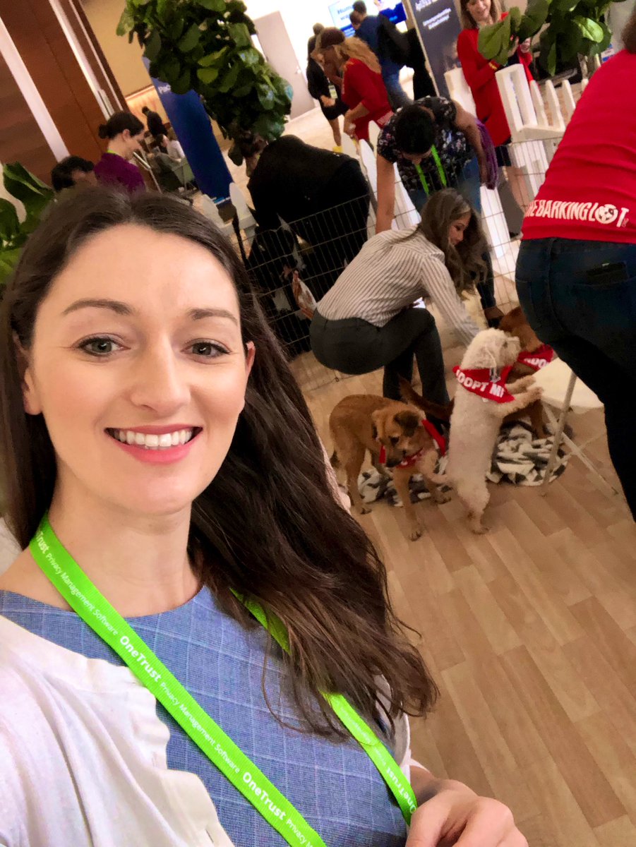 NEnewland's tweet photo. Now this is how to spend a networking break #SasPaws #pawsforacause https://t.co/9ZY6xAz5j5