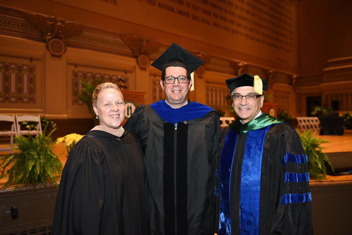 PittSHRS's tweet photo. A big #ThankYou to our #PittGrad19 keynote speakers, Dr. Leanne Yinusa-Nyahkoon, Dept. of Occupational Therapy @BU_Tweets, & our very own Dr. Jonathan Pearlman, associate professor and chair of the Rehabilitation Science & Technology Dept. #H2P @BUSargent @PittMSRT @atdesignguy https://t.co/ZFKKdBftie