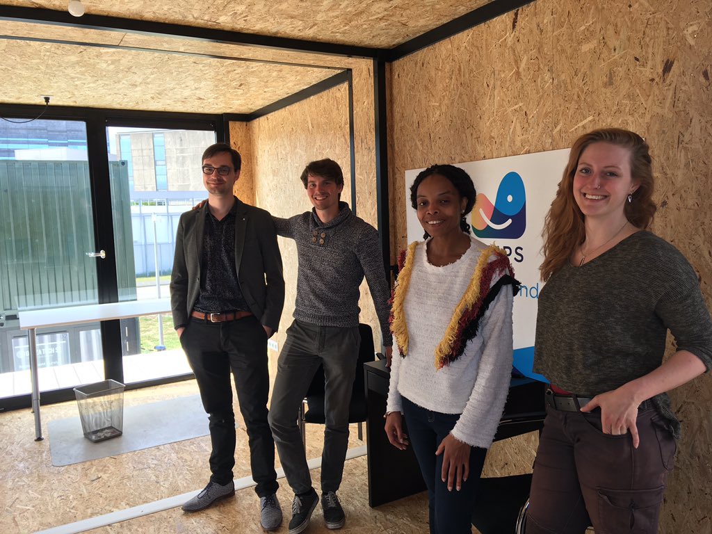 Today the “ AI in education” startup <a href="/TRIPS_241/">TRIPS</a> moved to a fancy, new office container in our expansion. Congrats! Please visit TRIPS when you want to know more about data science &amp; reflection tools in education #innovation
