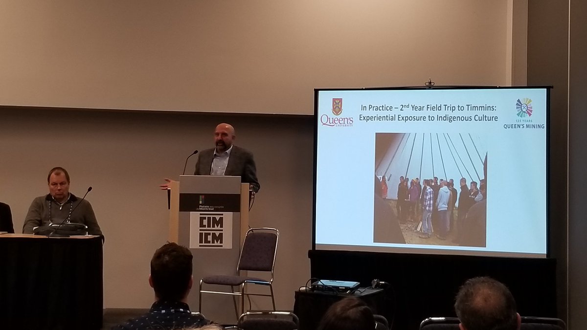 QueensBTech's tweet image. Professor Laeeque Daneshmend presenting at #cimtl19 #CIM