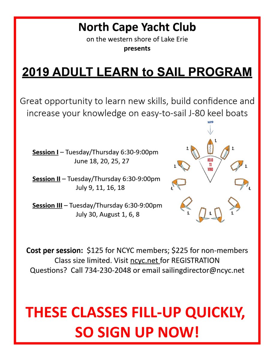 18 years of age or older and wanting to learn to sail? We have just the thing for you this summer in southeast Michigan. 3 sessions are available; 1 is bound to fit your schedule. Come alone or bring your spouse or a friend. You'll be glad you chose ALTS! <a href="/ussailing/">US Sailing 🇺🇸⛵️</a> <a href="/monroenews/">Monroe News</a>